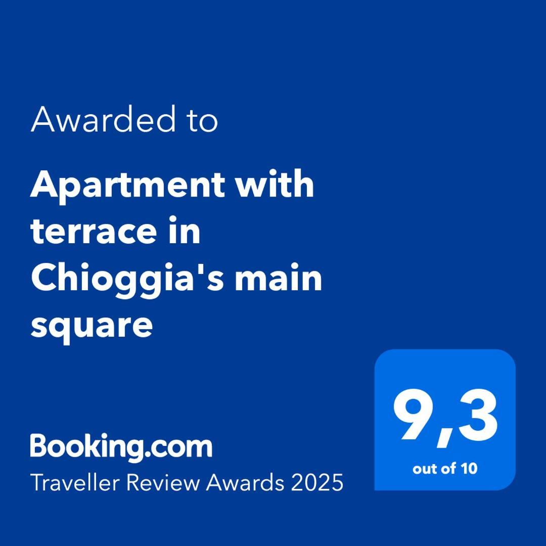 Apartment With Terrace In Chioggia'S Main Square Экстерьер фото
